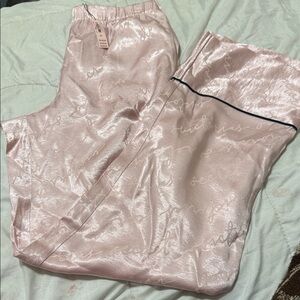 Victoria's Secret Pink Satin Pajama Pants